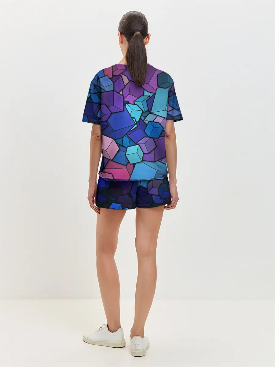 Женская пижама с шортами / Vector-Shape