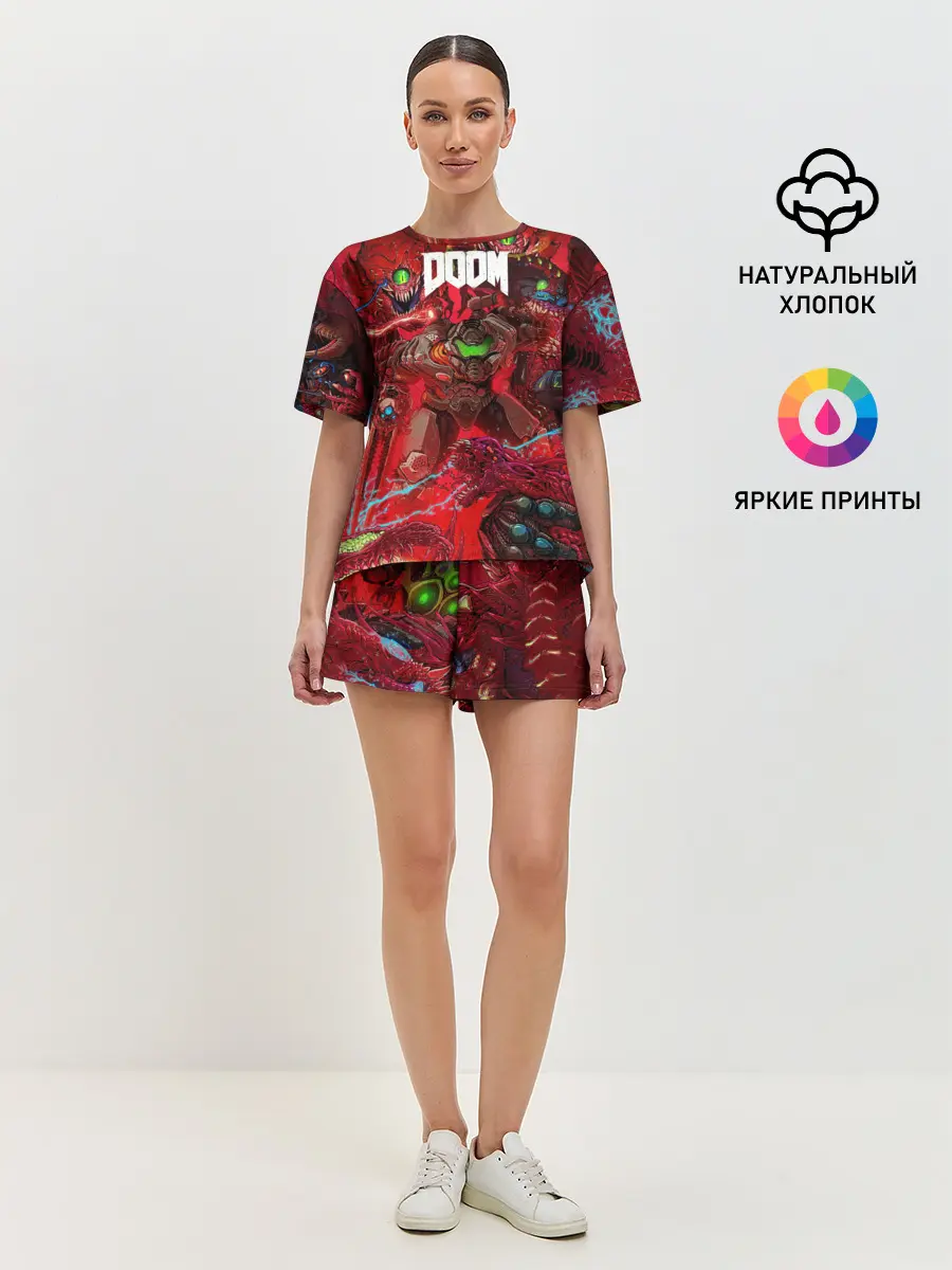 Женская пижама с шортами / Doom | Палач Рока