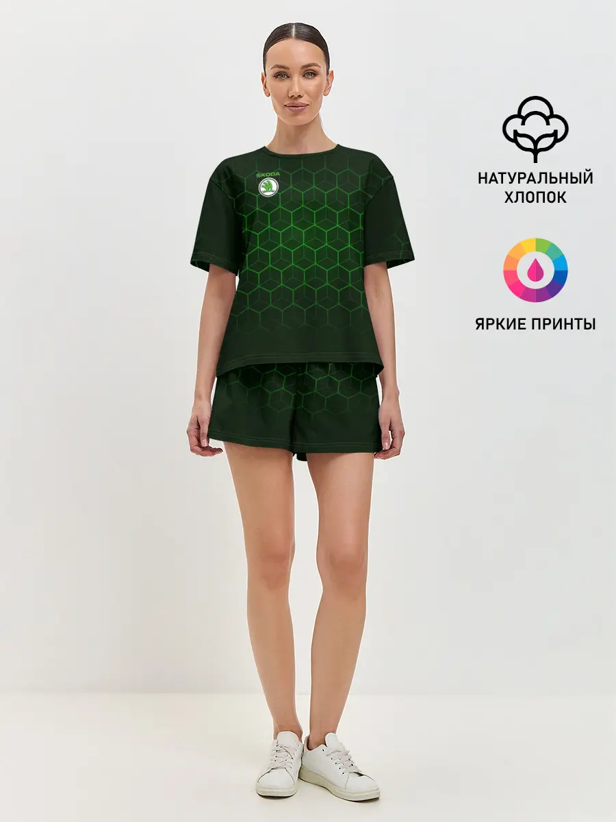 Женская пижама с шортами / SKODA