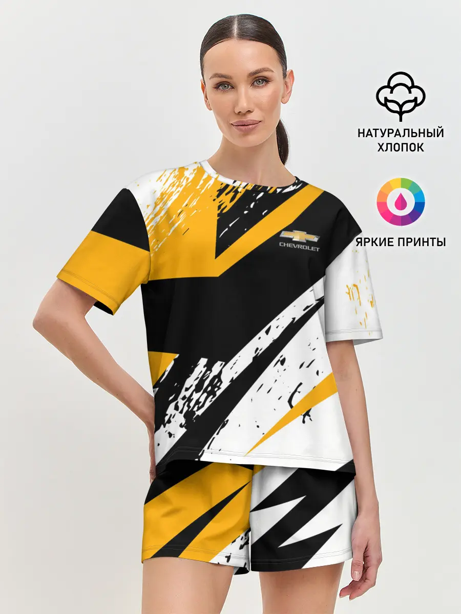Женская пижама с шортами / Chevrolet