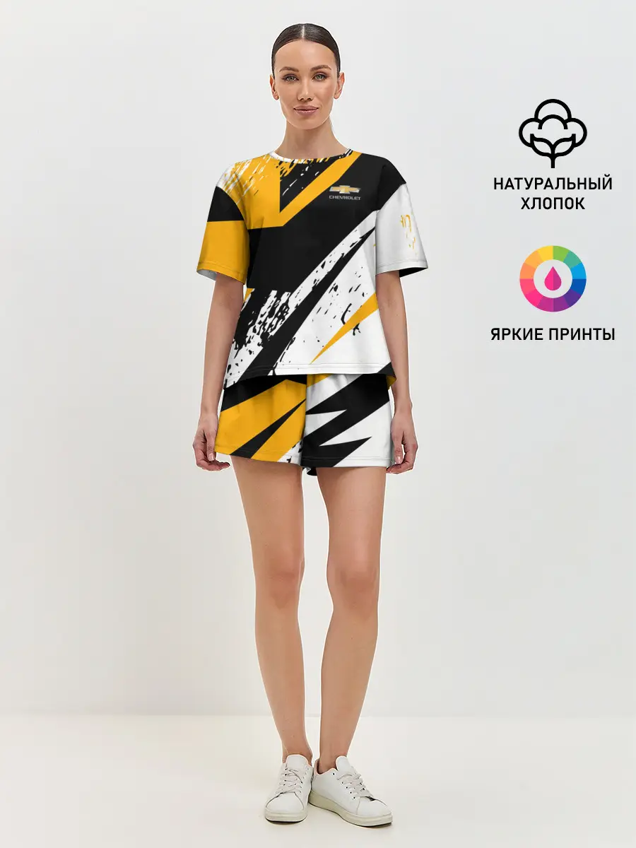 Женская пижама с шортами / Chevrolet