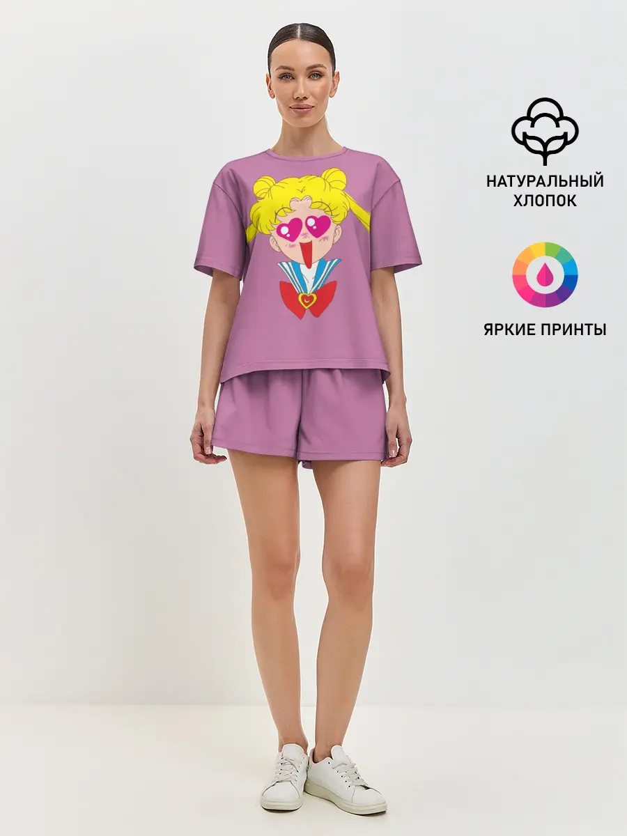 Женская пижама с шортами / Банни Цукино