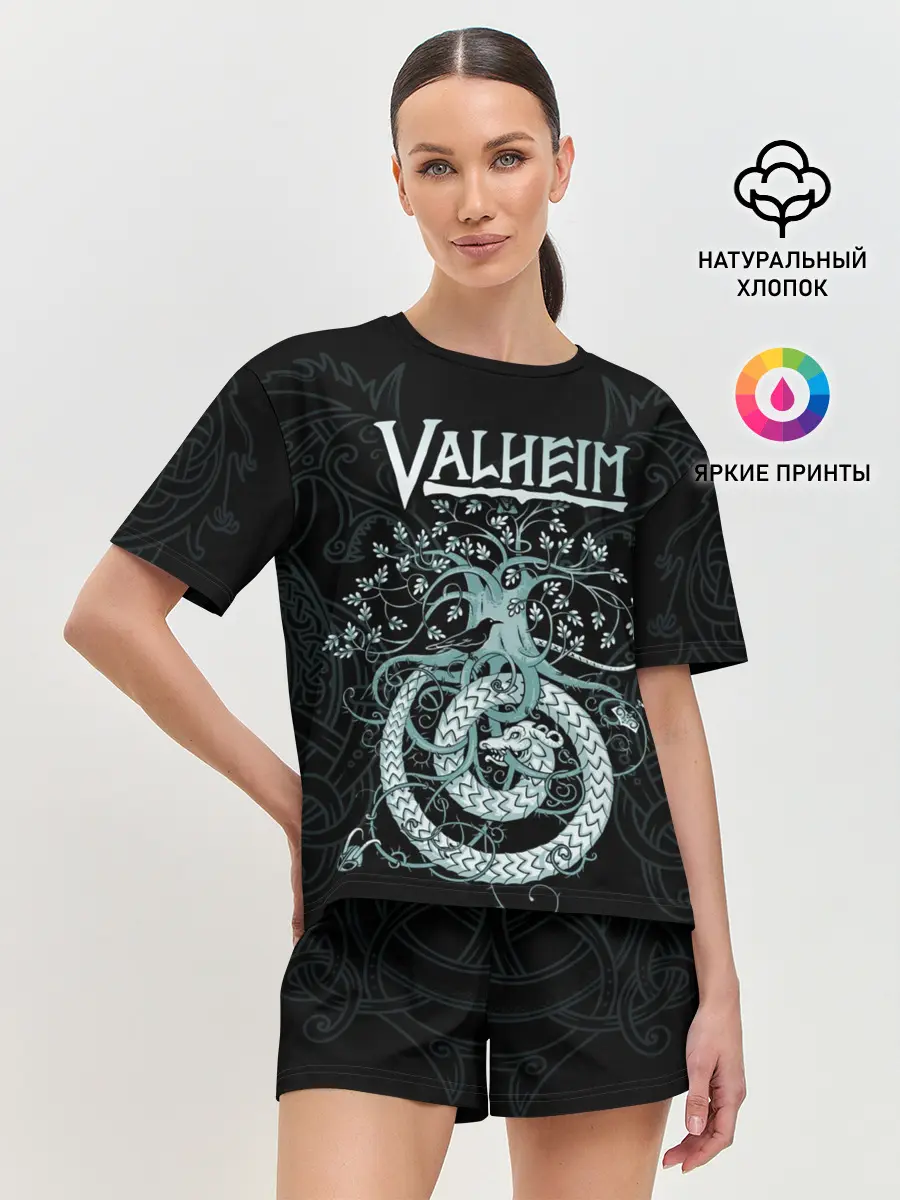 Женская пижама с шортами / Valheim