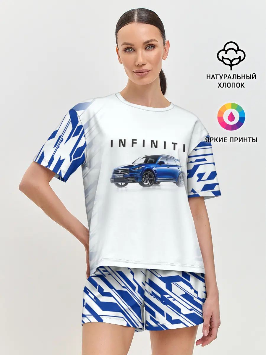 Женская пижама с шортами / Infinity | Инфинити