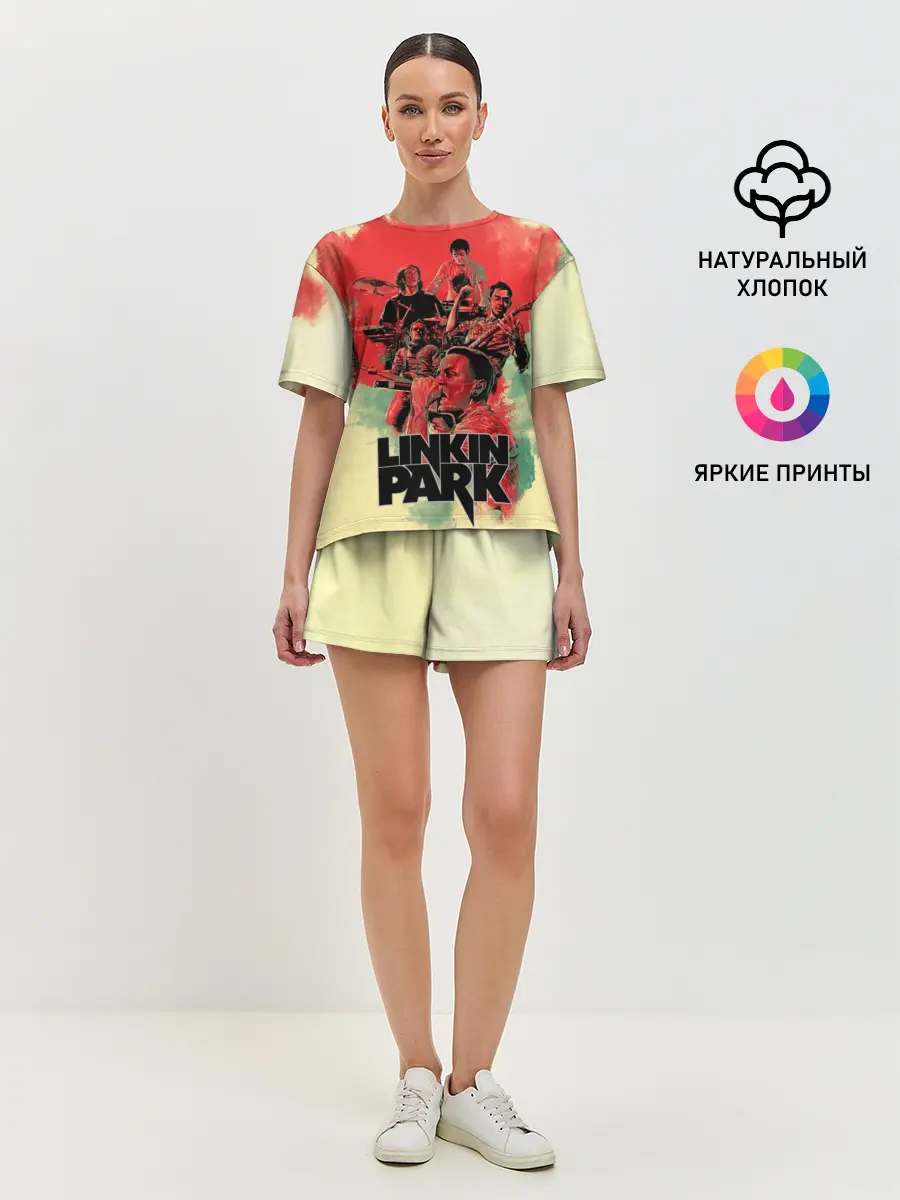 Женская пижама с шортами / LINKIN PARK