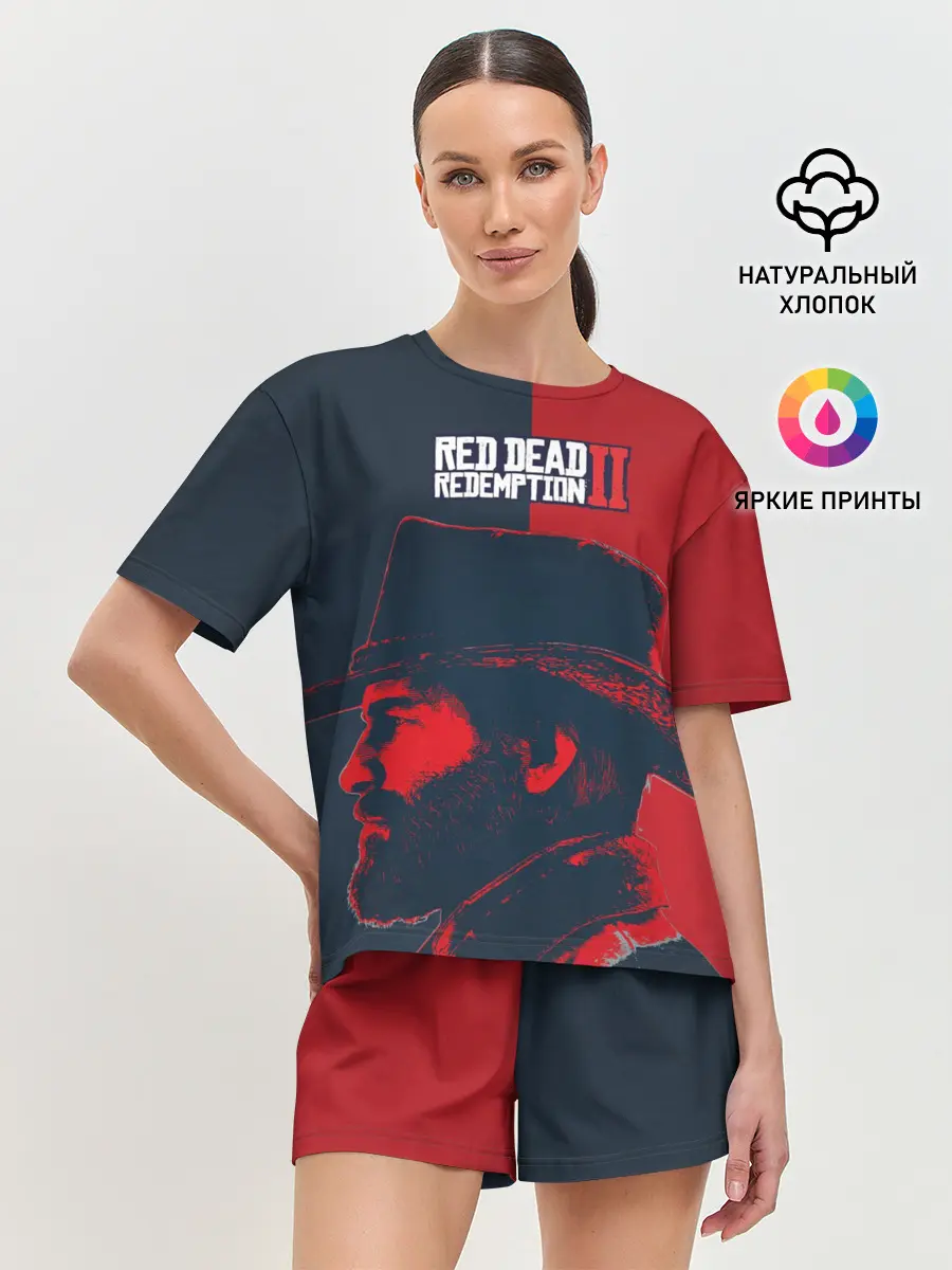 Женская пижама с шортами / RDR2 | Артур