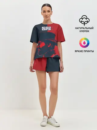 Женская пижама с шортами / RDR2 | Артур