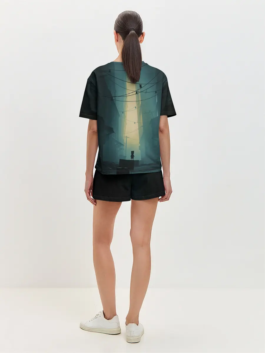 Женская пижама с шортами / Little Nightmares