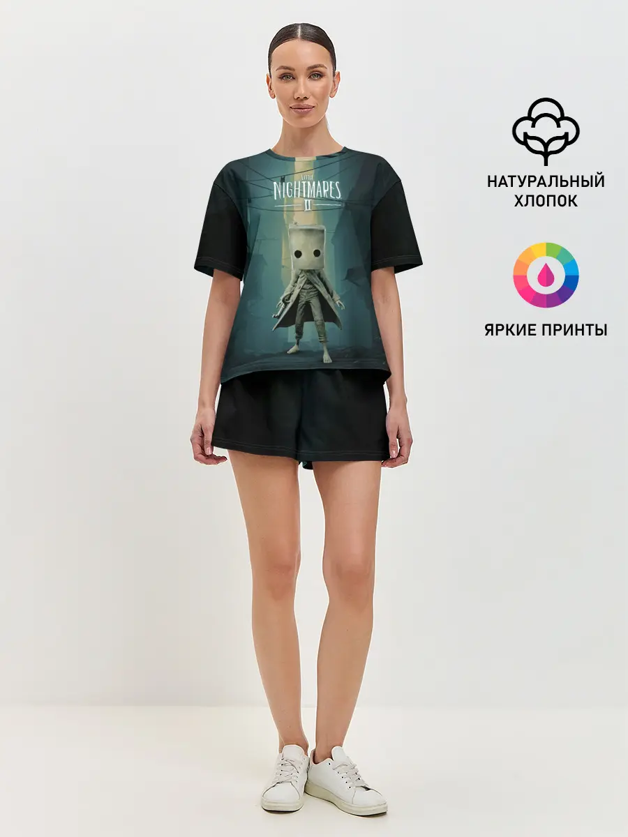 Женская пижама с шортами / Little Nightmares