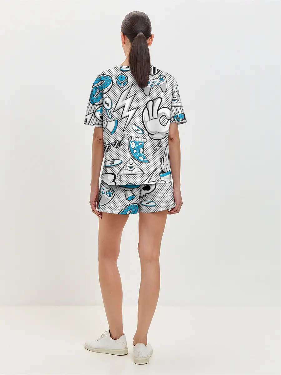 Женская пижама с шортами / Gamer Style