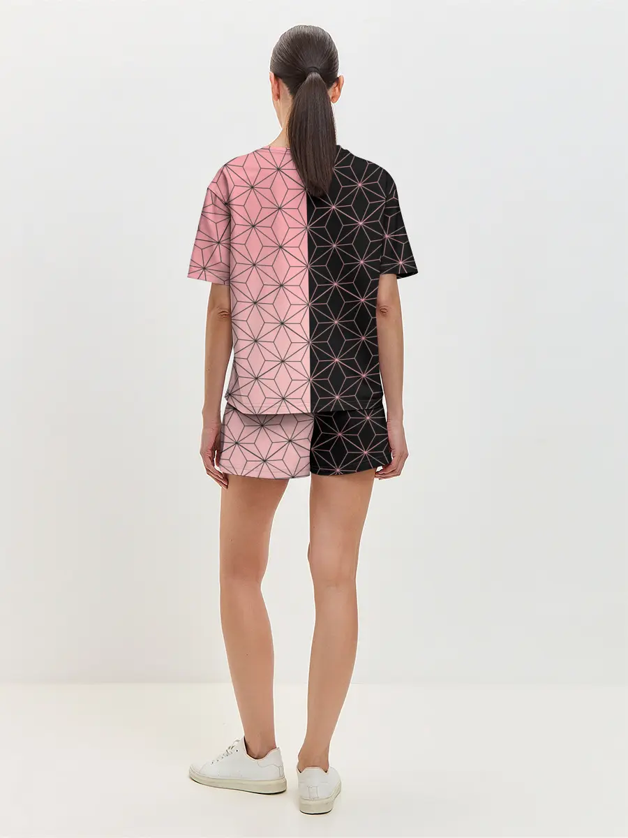 Женская пижама с шортами / КОСТЮМ НЕЗУКО | NEZUKO