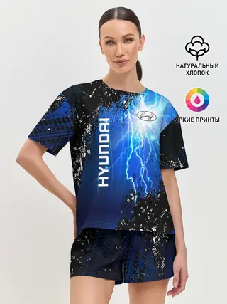 Женская пижама с шортами / Hyundai