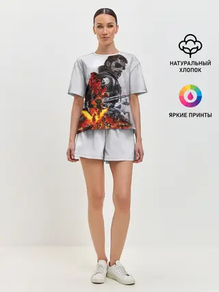 Женская пижама с шортами / Metal Gear