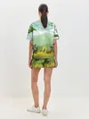 Женская пижама с шортами / Тропики