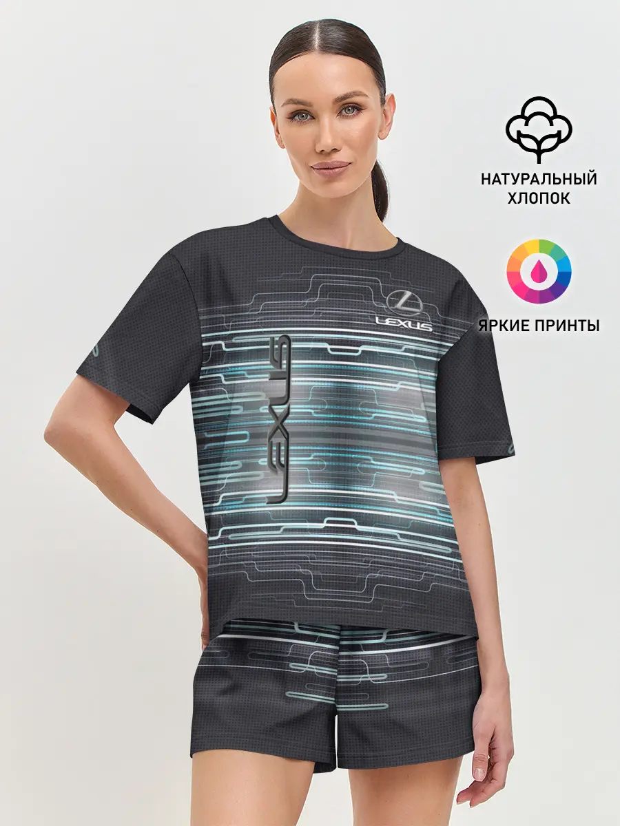 Женская пижама с шортами / Lexus