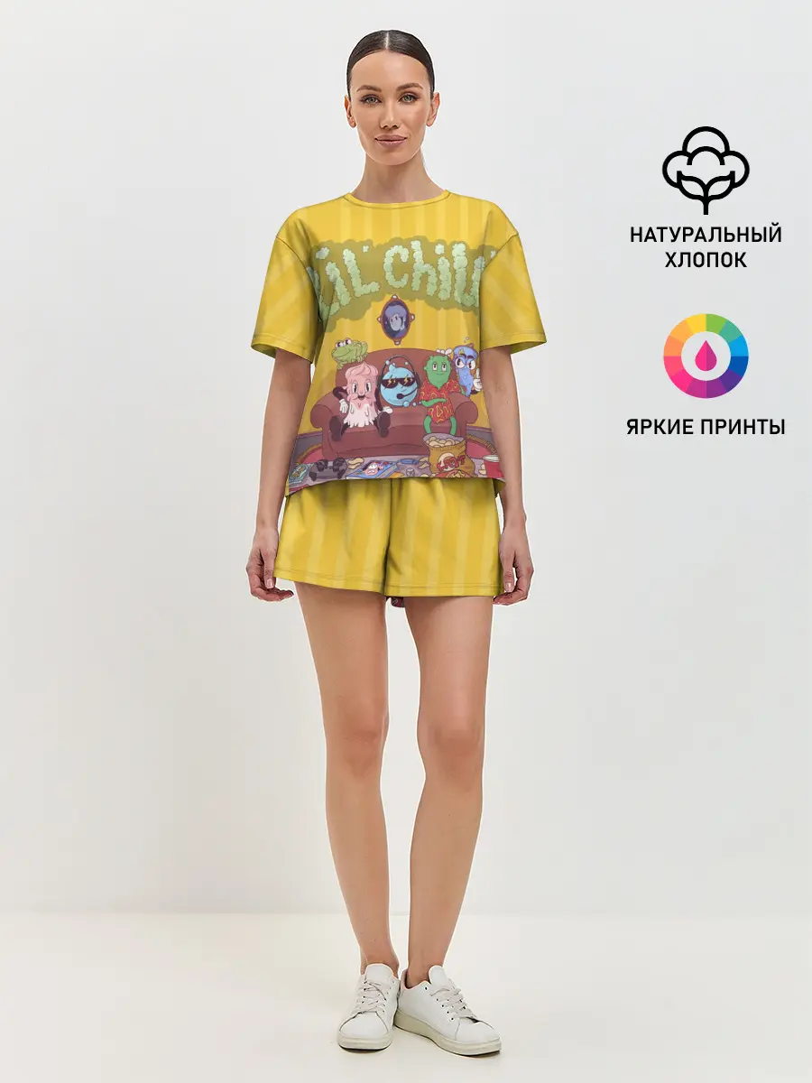 Женская пижама с шортами / Gone Fludd