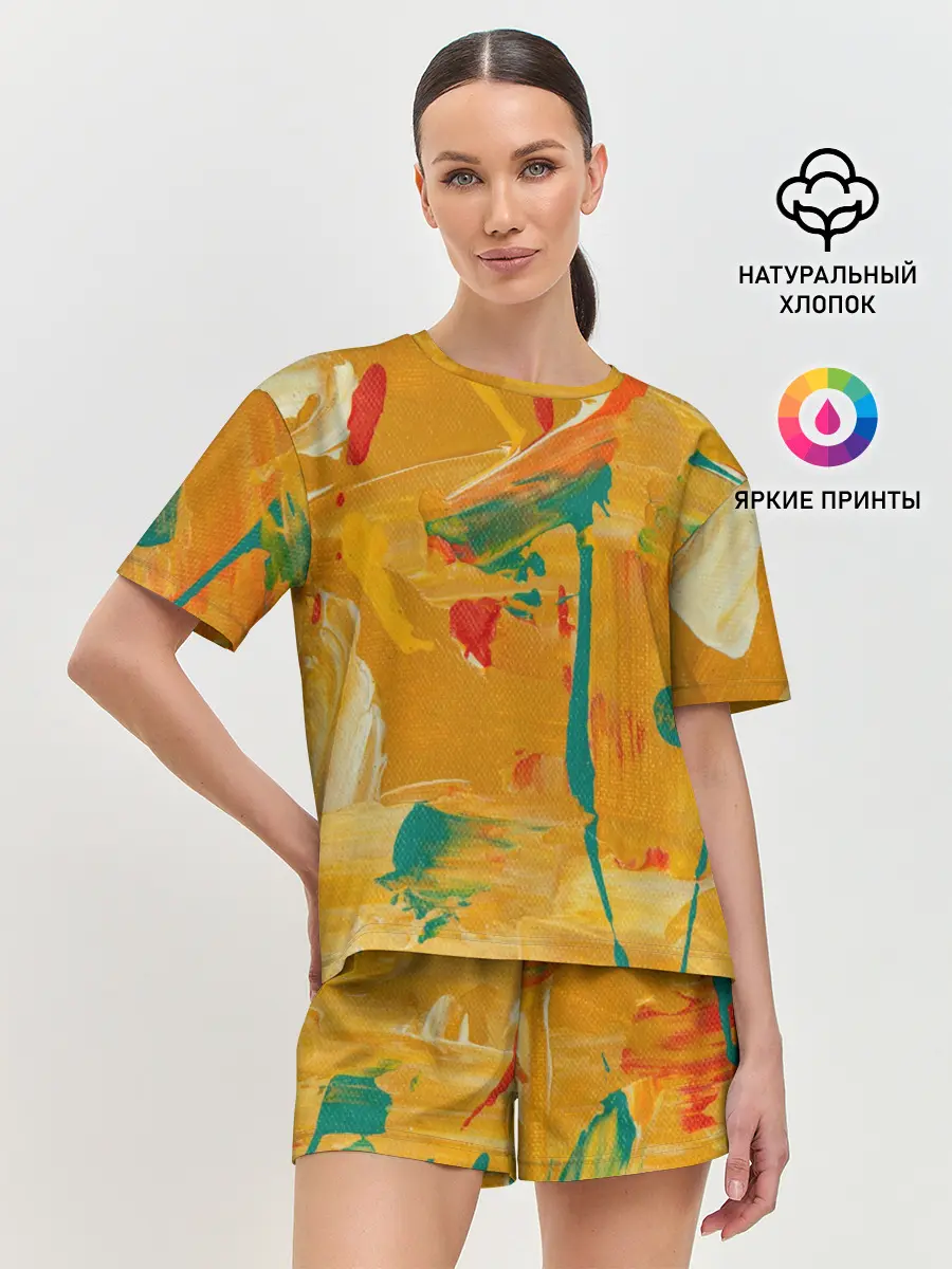 Женская пижама с шортами / Фантазия