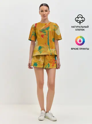 Женская пижама с шортами / Фантазия