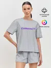 Женская пижама с шортами / Clubhouse | Gray
