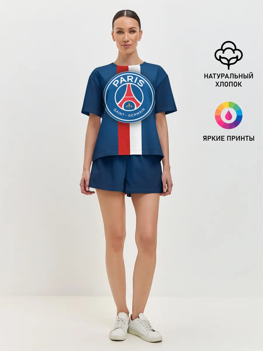 Женская пижама с шортами / ФК Пари Сен-Жермен