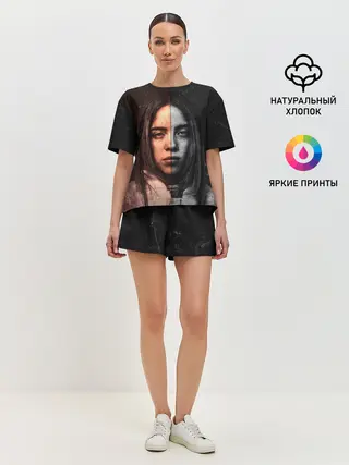 Женская пижама с шортами / Билли Айлиш | Billie Eilish