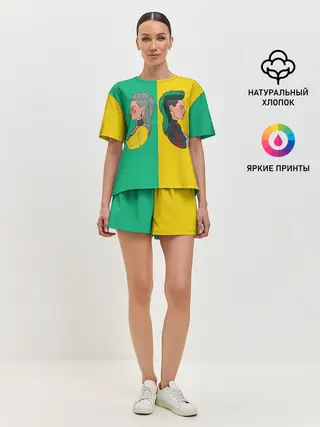 Женская пижама с шортами / Бестия