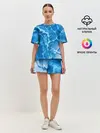 Женская пижама с шортами / Ледяной