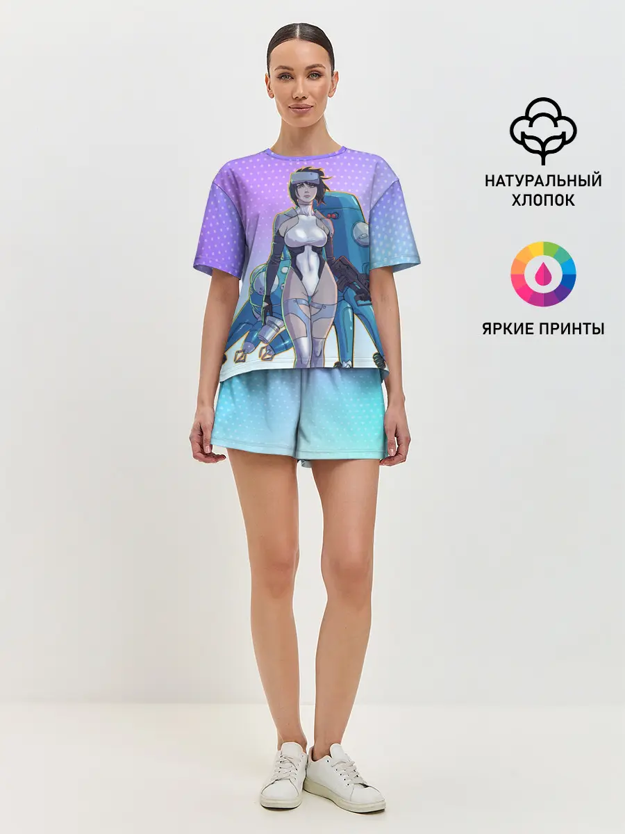 Женская пижама с шортами / МОТОКО КУСАНАГИ