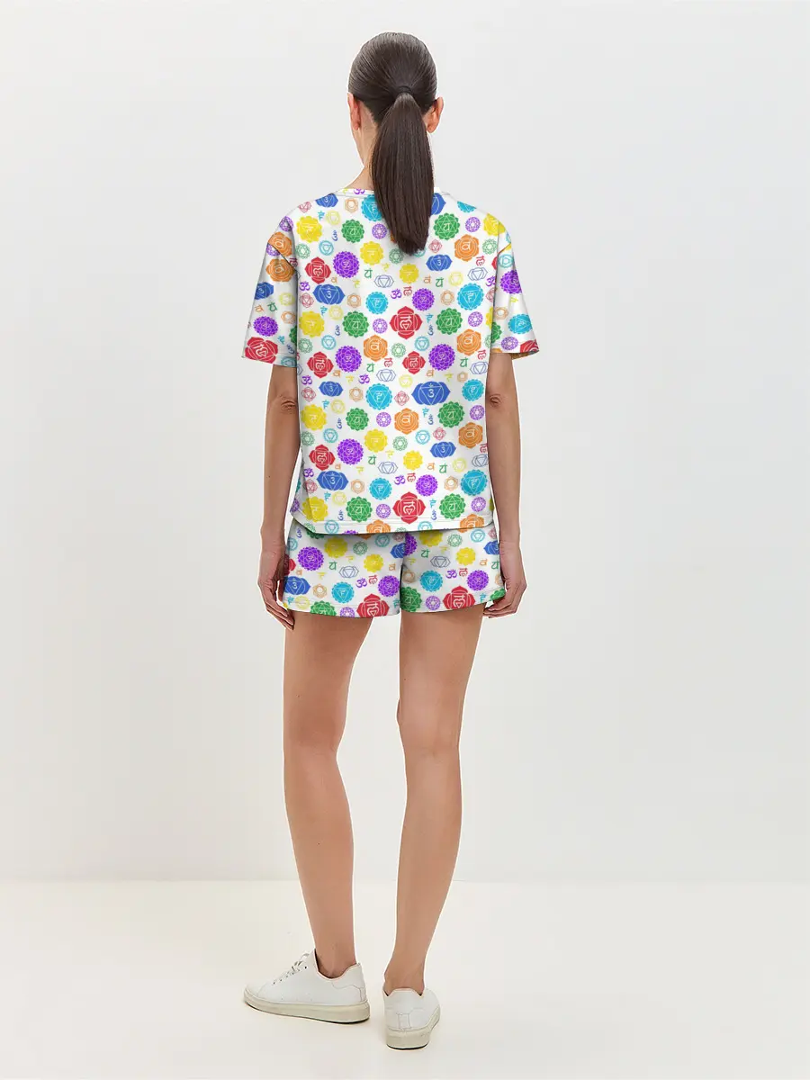 Женская пижама с шортами / Чакры