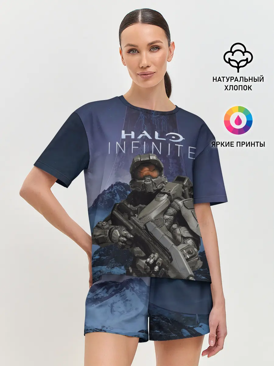 Женская пижама с шортами / Halo Infinite
