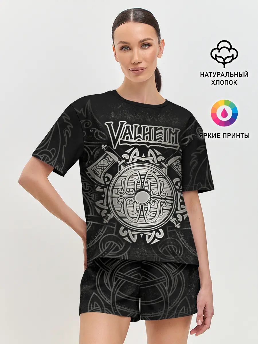 Женская пижама с шортами / Valheim
