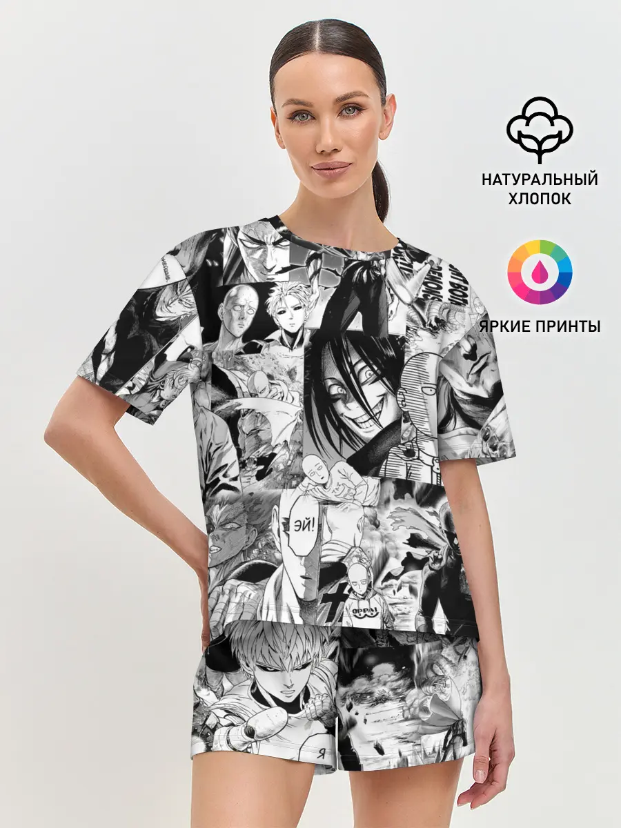 Женская пижама с шортами / One-Punch Man