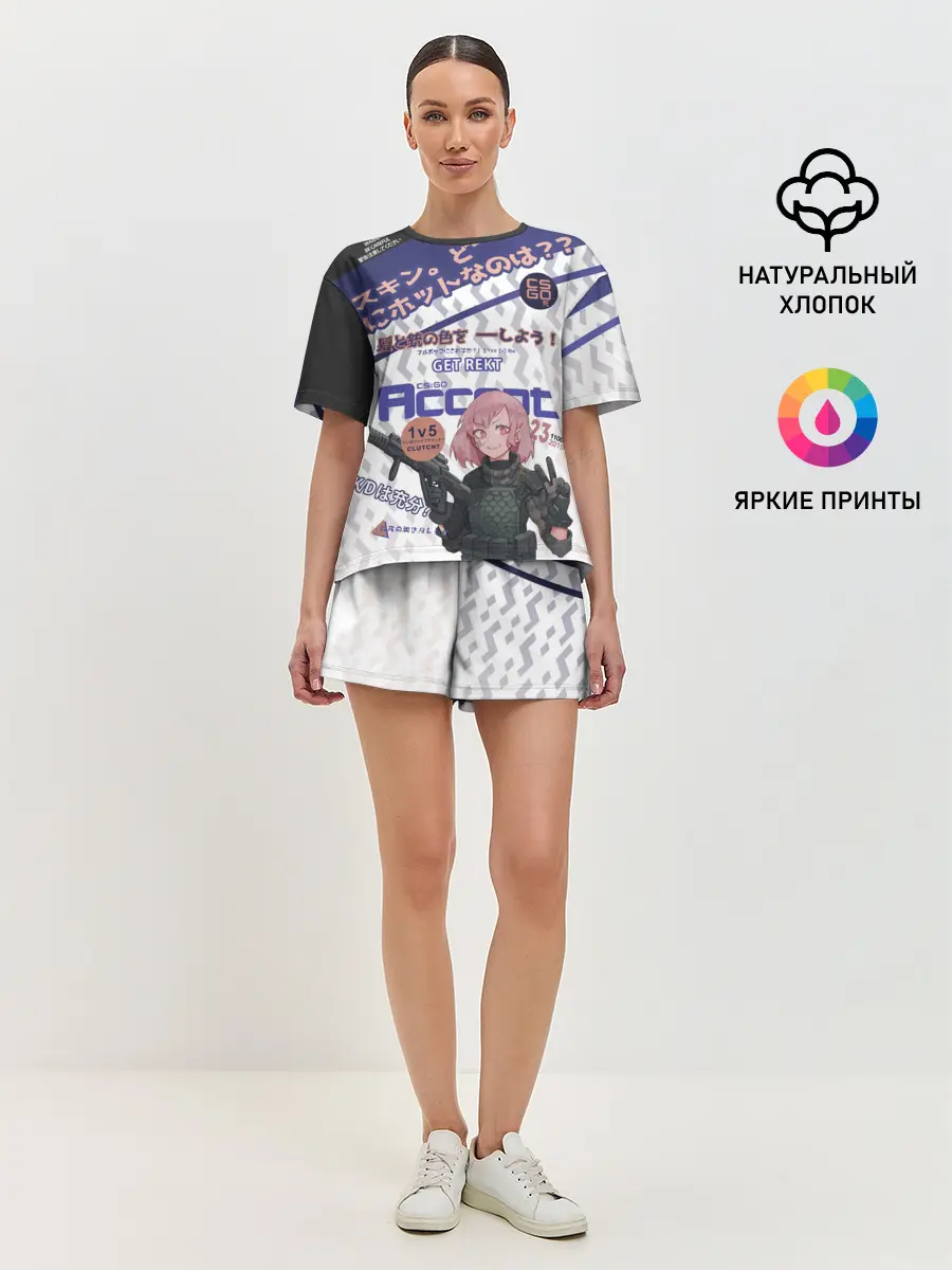 Женская пижама с шортами / AUG - Akihabara | Акихабара