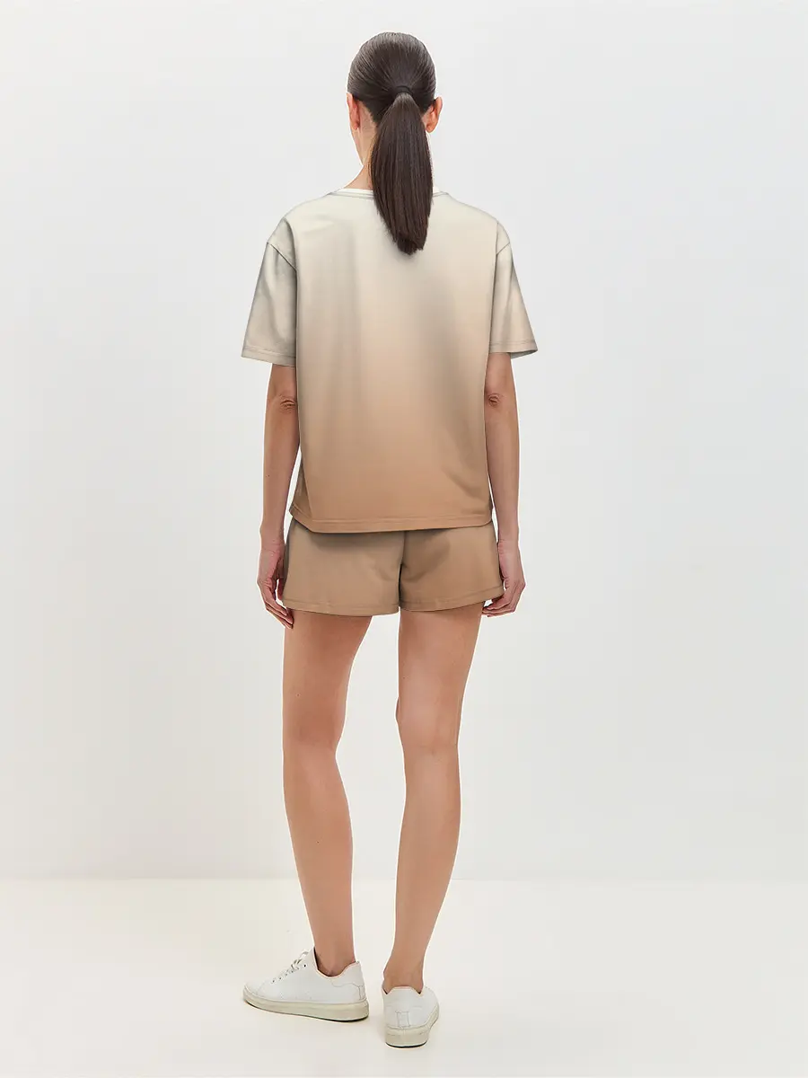 Женская пижама с шортами / Лисица рисунок