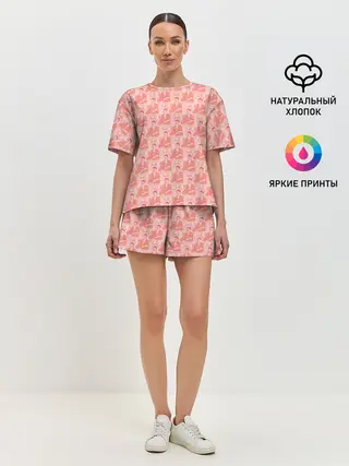 Женская пижама с шортами / Йога