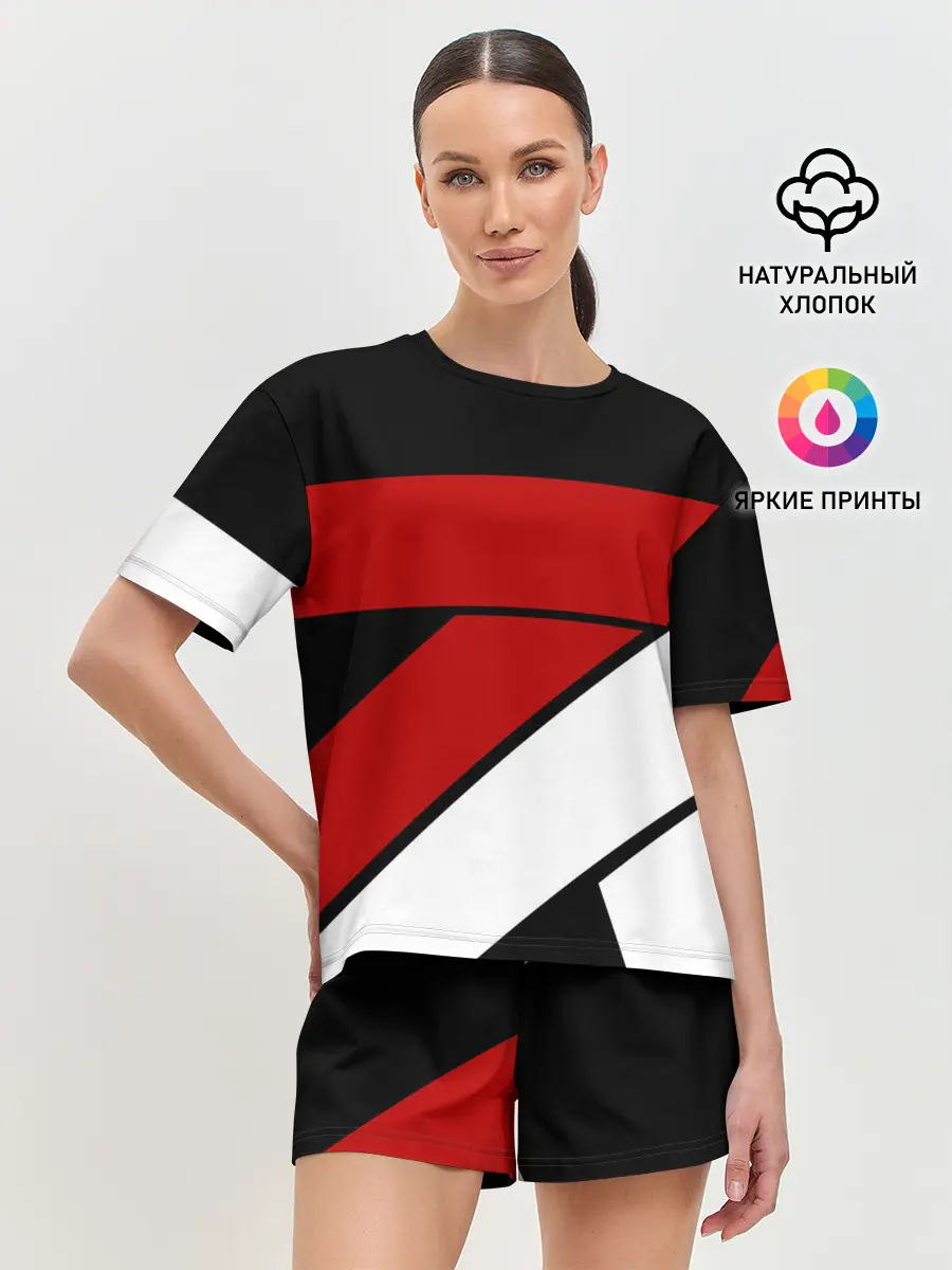 Женская пижама с шортами / GEOMETRY SPORT