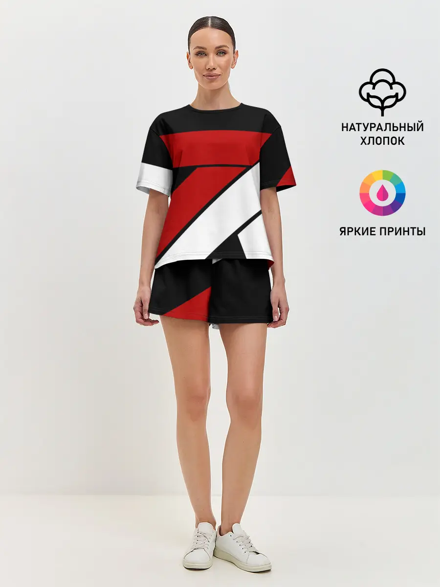 Женская пижама с шортами / GEOMETRY SPORT