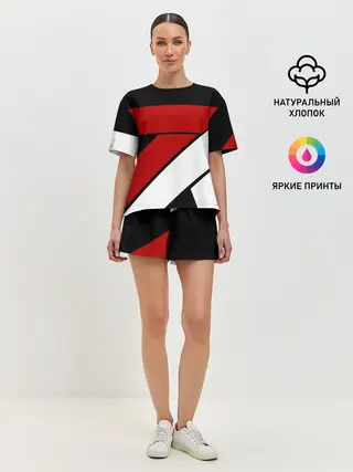 Женская пижама с шортами / GEOMETRY SPORT