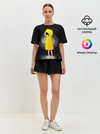 Женская пижама с шортами / Little Nightmares с Зажигалкой