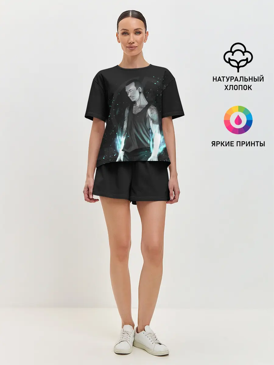 Женская пижама с шортами / Честер Линкин Парк