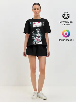 Женская пижама с шортами / Kowai