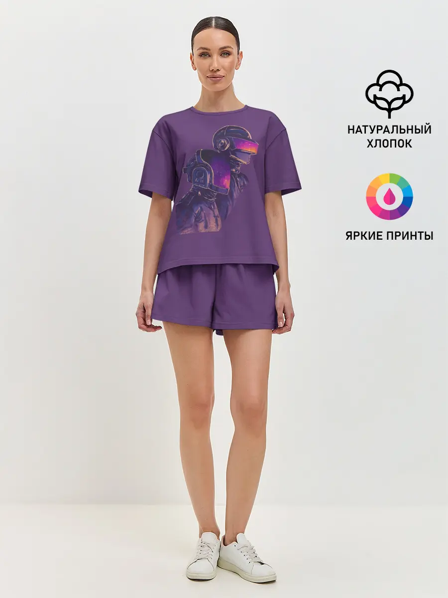 Женская пижама с шортами / Daft Punk