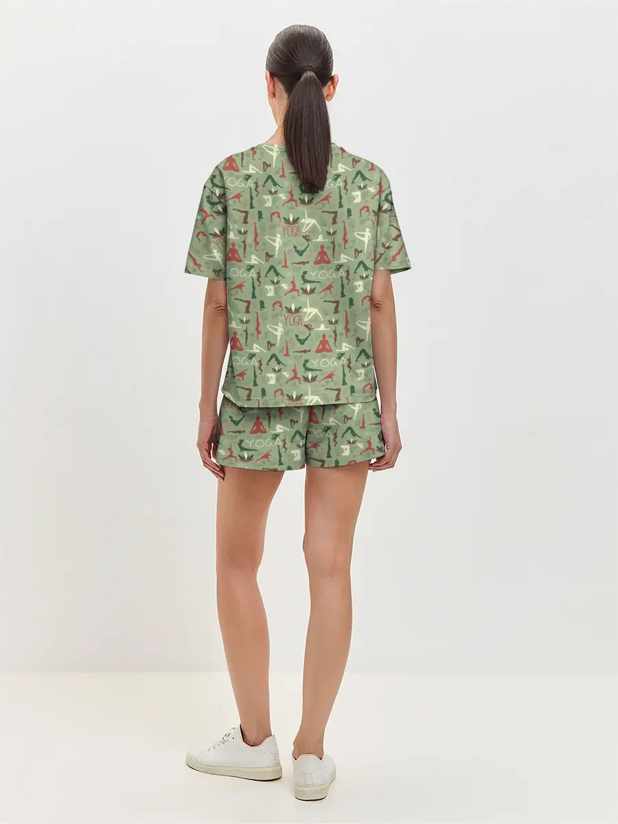 Женская пижама с шортами / Йога