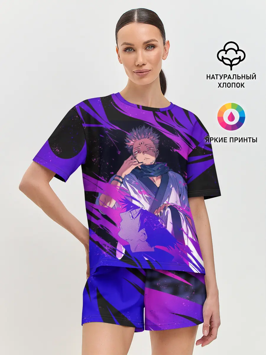 Женская пижама с шортами / Магическая битва