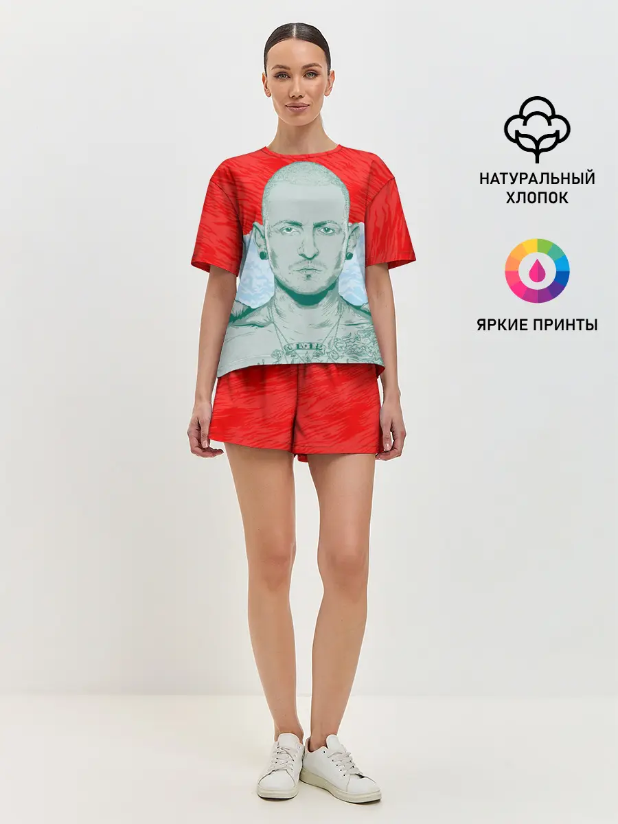 Женская пижама с шортами / LINKIN PARK