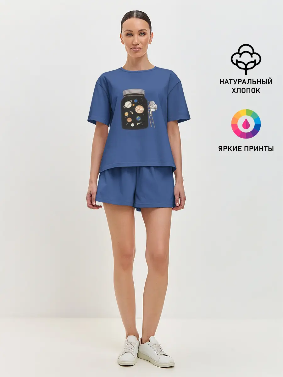 Женская пижама с шортами / Замкнутое пространство