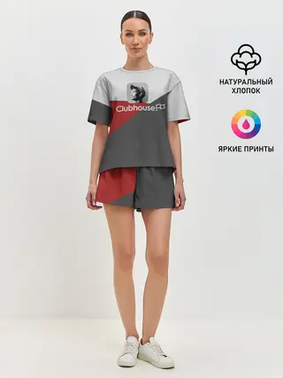 Женская пижама с шортами / Clubhouse | Клабхаус