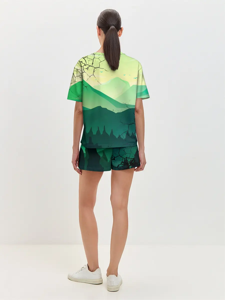 Женская пижама с шортами / Range Rover