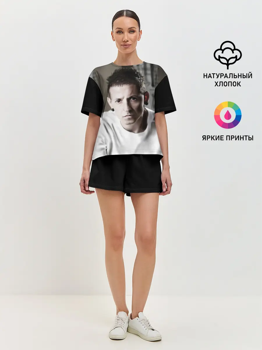 Женская пижама с шортами / Честер