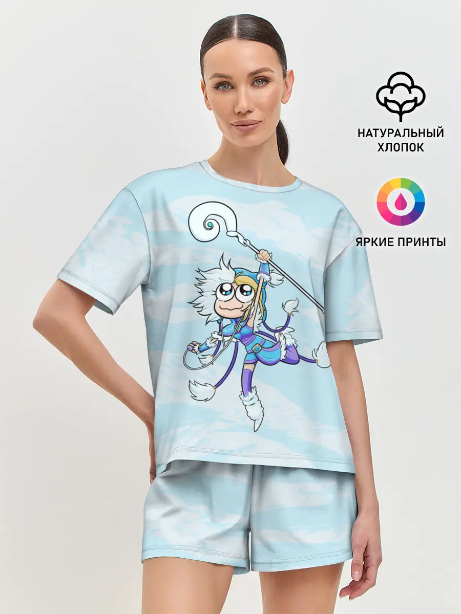 Женская пижама с шортами / Снежный танец | Dota 2